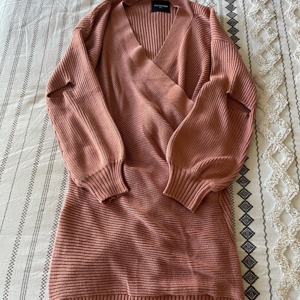 Kittenish Sweater dress